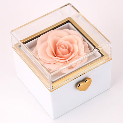 Rotating jewelry box