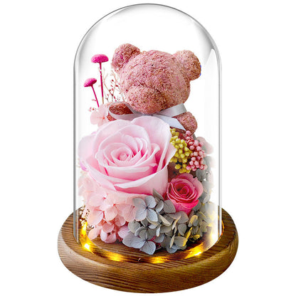 Eternal Flower Glass Dome