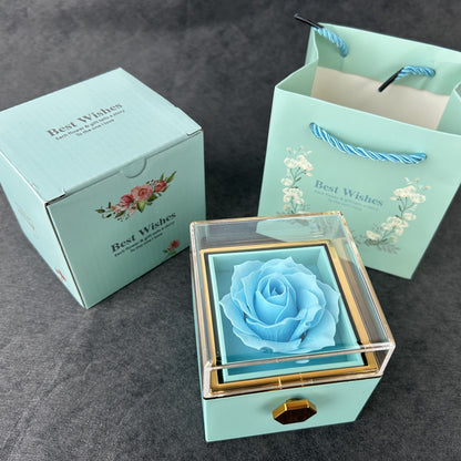 Rotating jewelry box