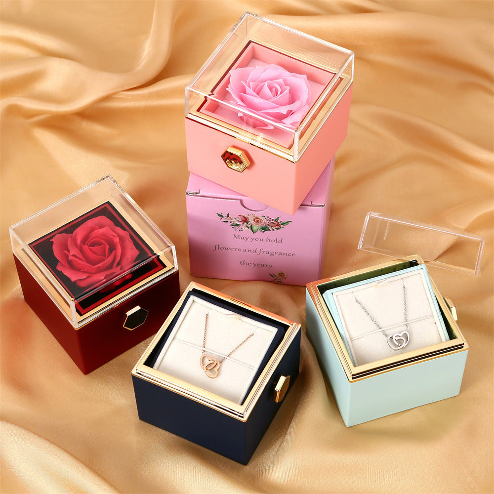 Rotating jewelry box
